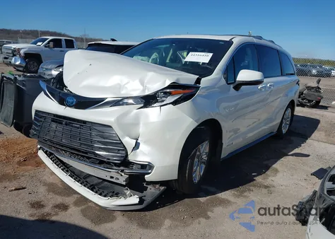 2021 Toyota Sienna Platinum z USA, uszkodzony, nr VIN 5TDESKFC5MS028618